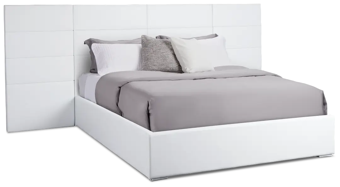 Doral White Uph Spread Bed Doral White Uph Spread Bed