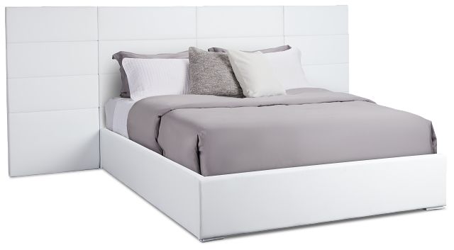 Doral White Uph Spread Bed