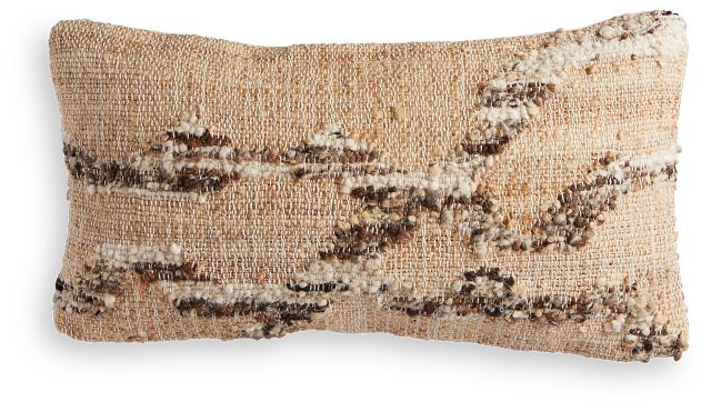 Greb Light Brown Lumbar Accent Pillow