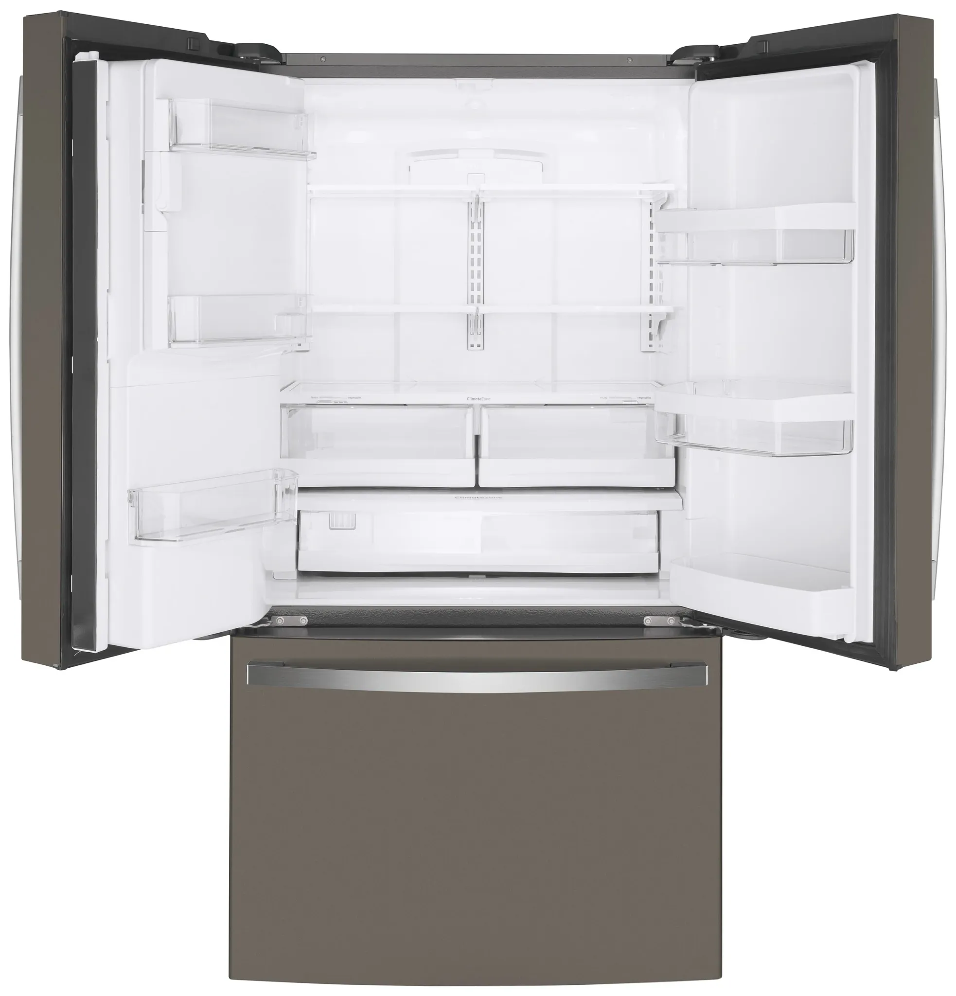Ge Profile 22 Series Slate Bottom Freezer Refrigerator