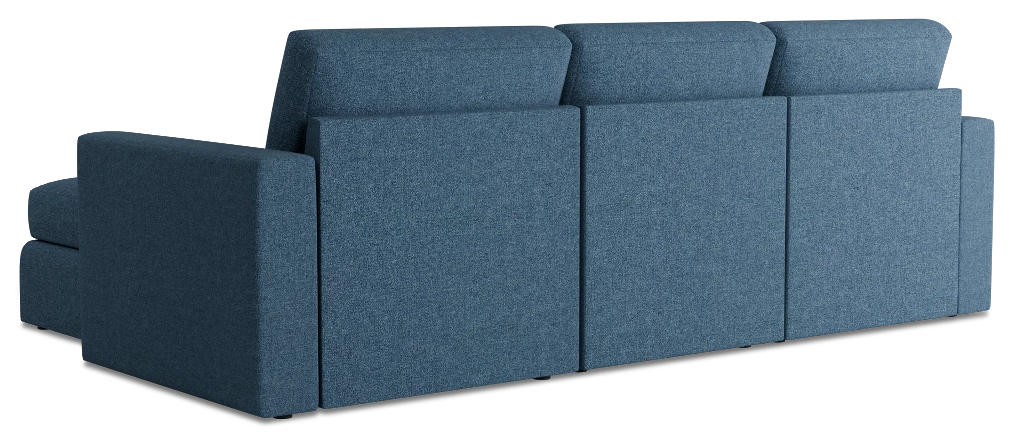 Citymod Blue Fabric Small Right Chaise Sectional