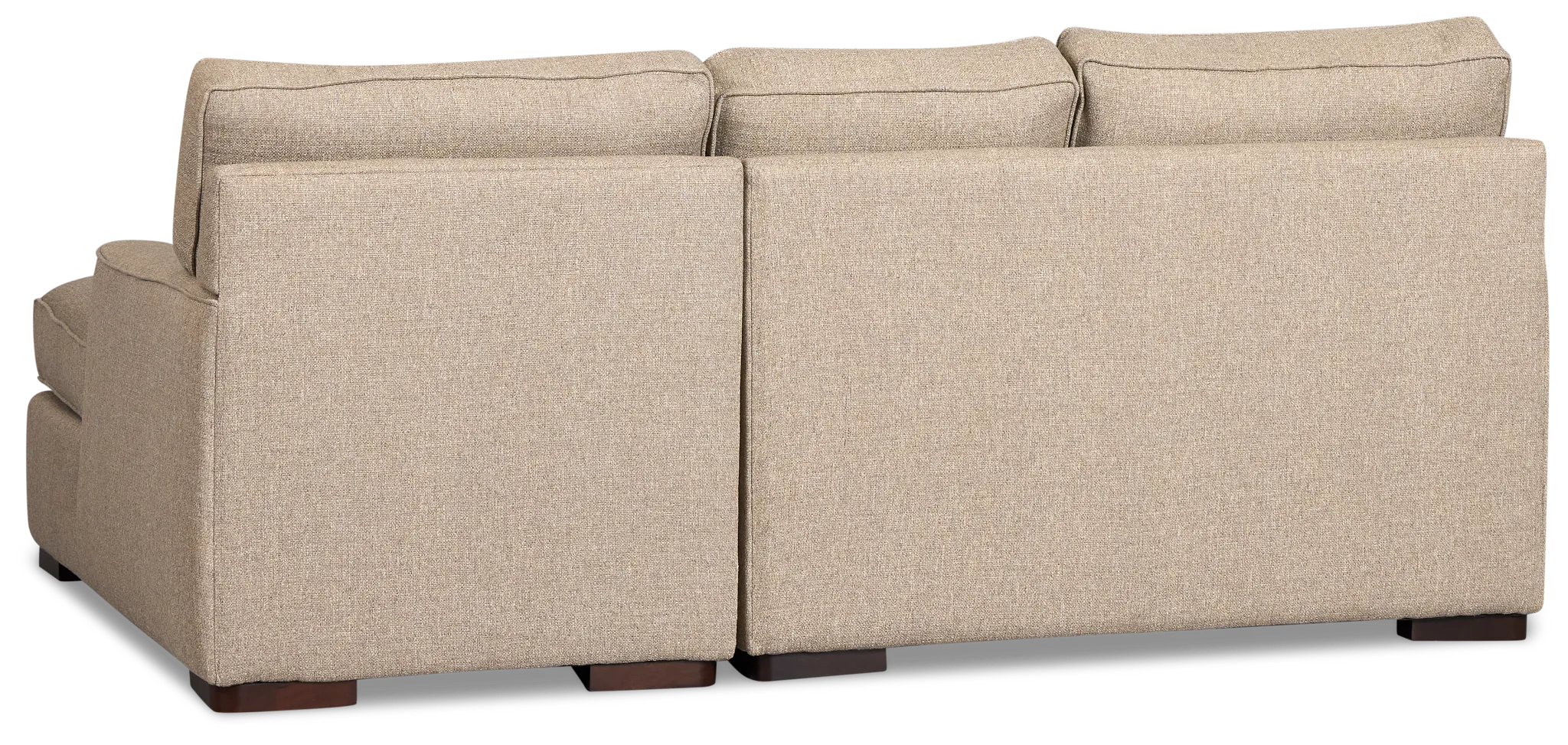 Sinclair Brown Fabric Right Chaise Sectional