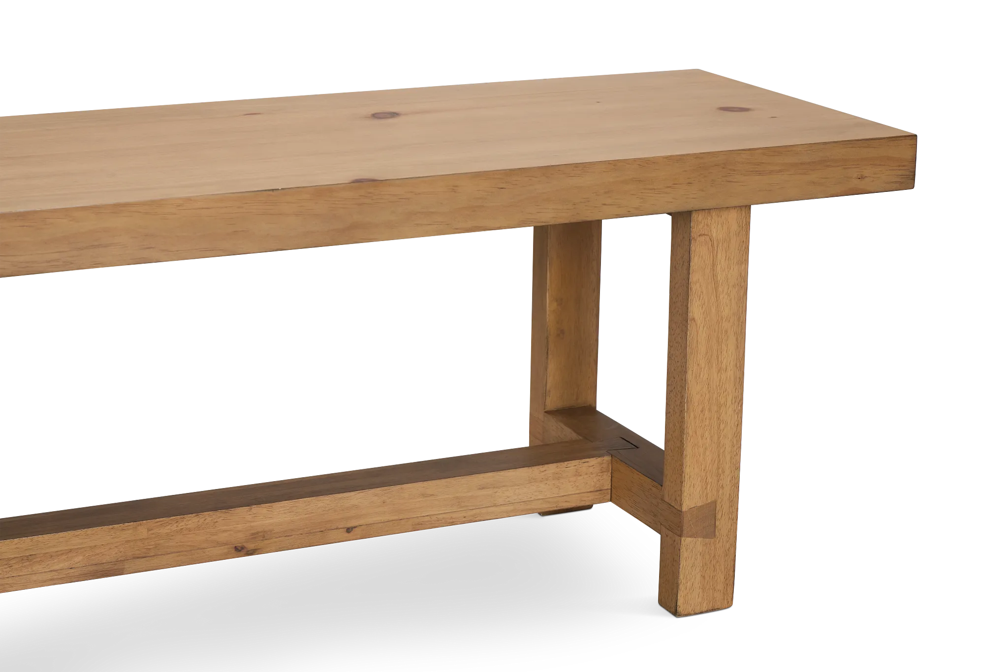 Vail Light Tone Dining Bench