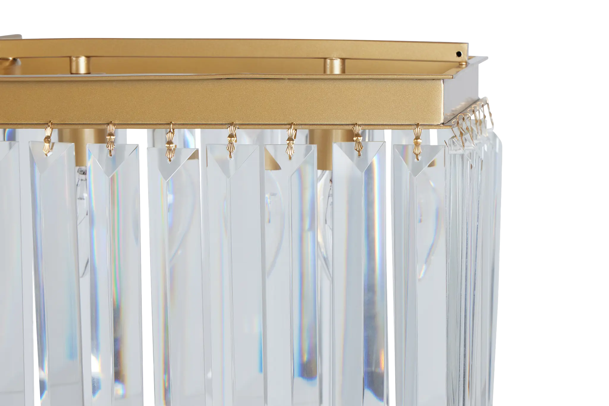 Audrey Gold Rect Chandelier Audrey Gold Rect Chandelier