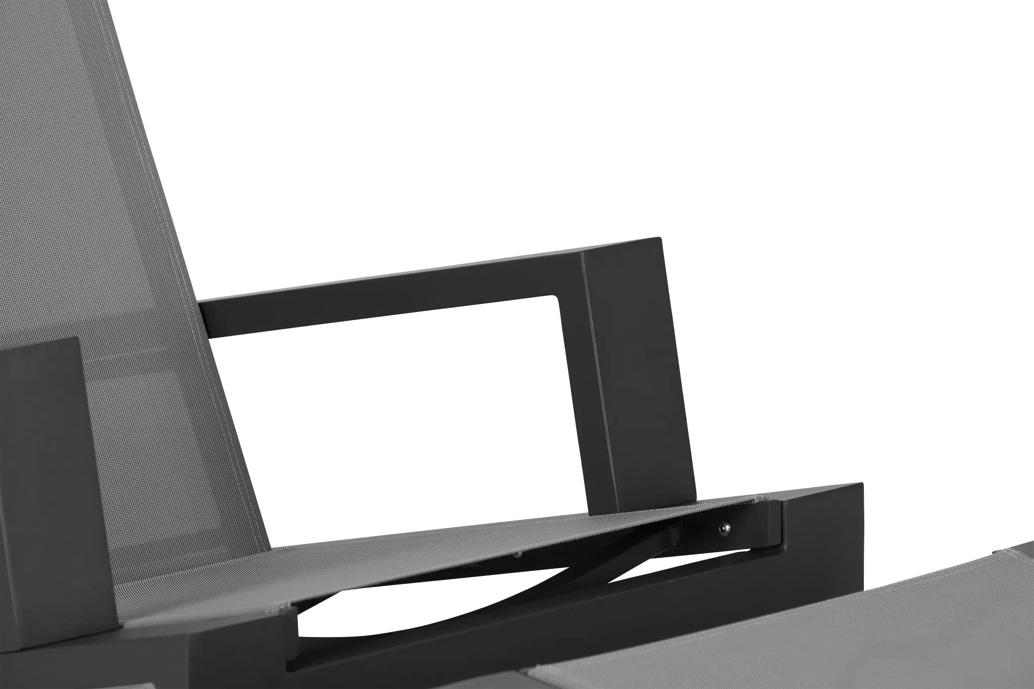 Linear Dark Gray Chair & Otto Linear Dark Gray Chair & Otto