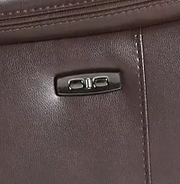 Aiden Brown Leather Power Glider Recliner With Power Headrest