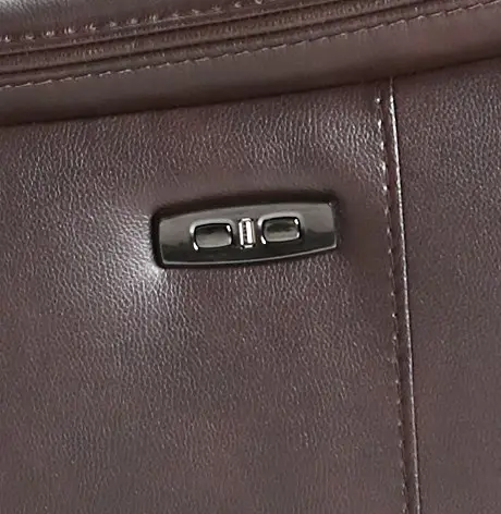 Aiden Brown Leather Power Glider Recliner With Power Headrest Aiden Brown Leather Power Glider Recliner With Power Headrest