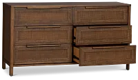 Pacific Mid Tone 6-drawer Dresser