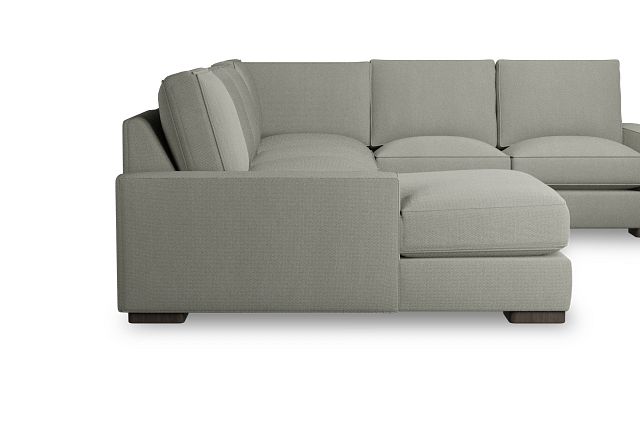 Edgewater Delray Pewter Medium Left Chaise Sectional