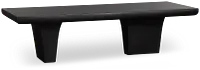 Highland Black Rectangular Coffee Table