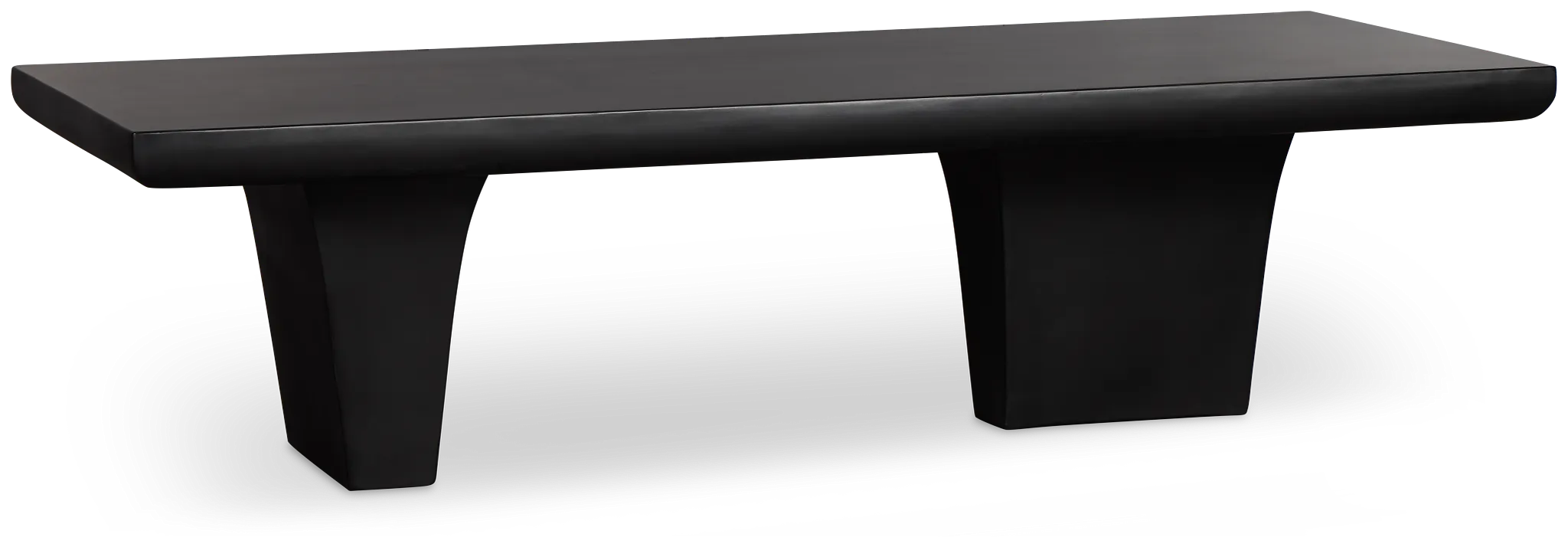 Highland Black Rectangular Coffee Table