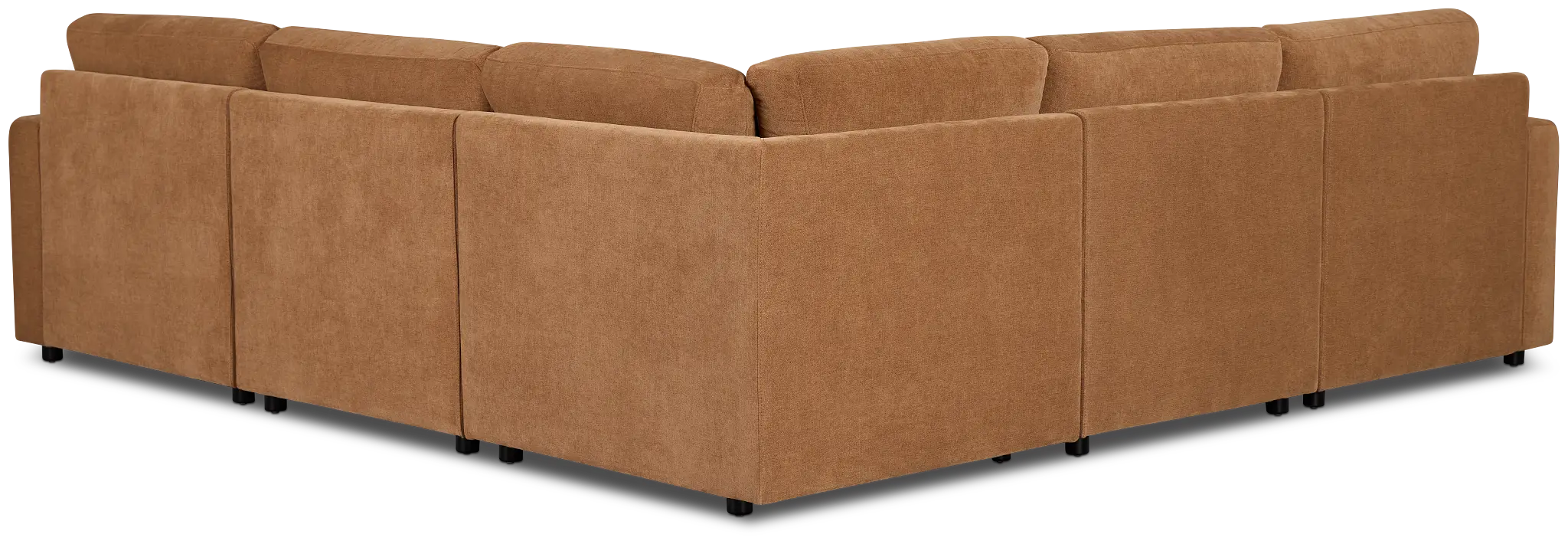 Addie Brown Fabric Small 2-arm Storage Sectional Addie Brown Fabric Small 2-arm Storage Sectional