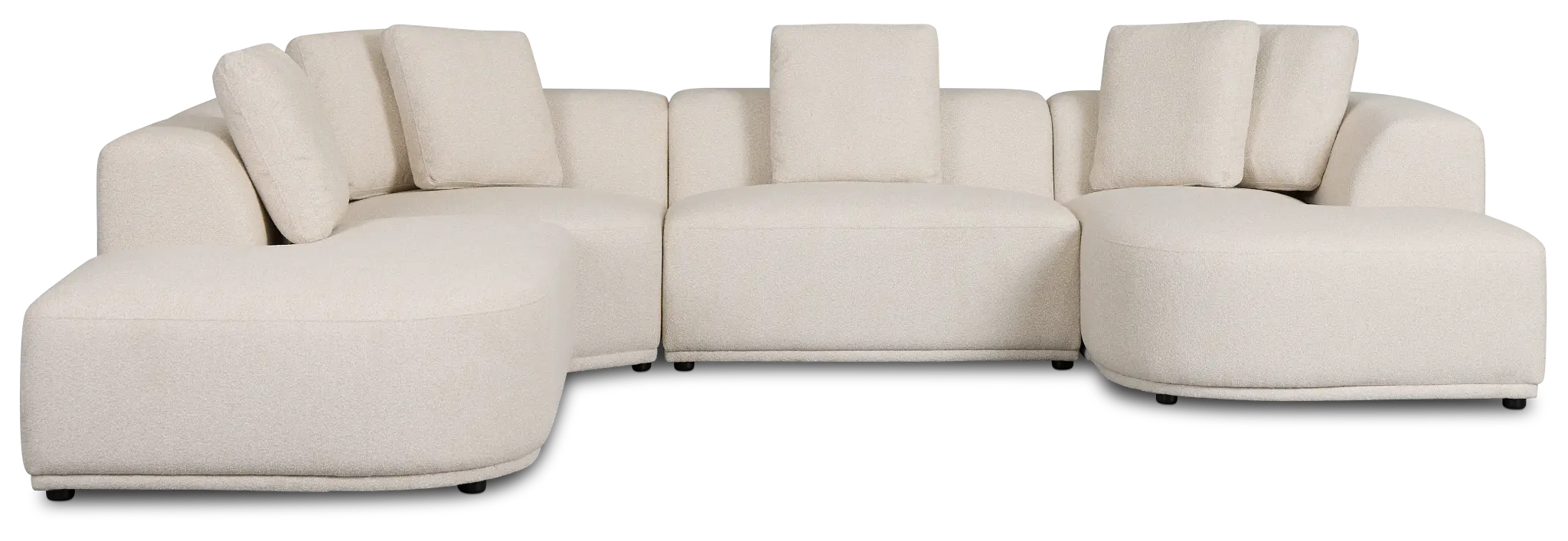 Catalina Beige Fabric Medium Right Chaise Sectional Catalina Beige Fabric Medium Right Chaise Sectional