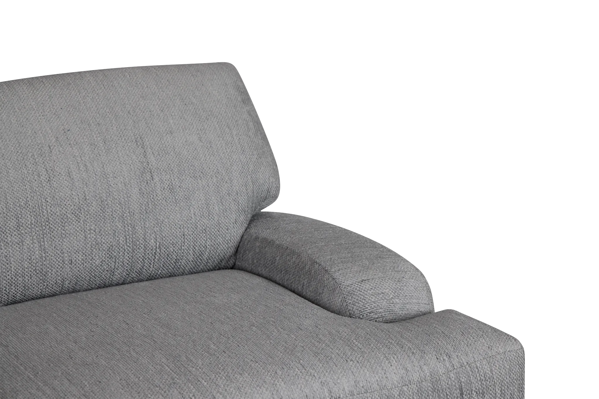 Alpha Light Gray Fabric Chair