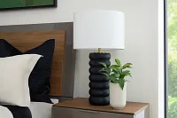 Shana Black Table Lamp