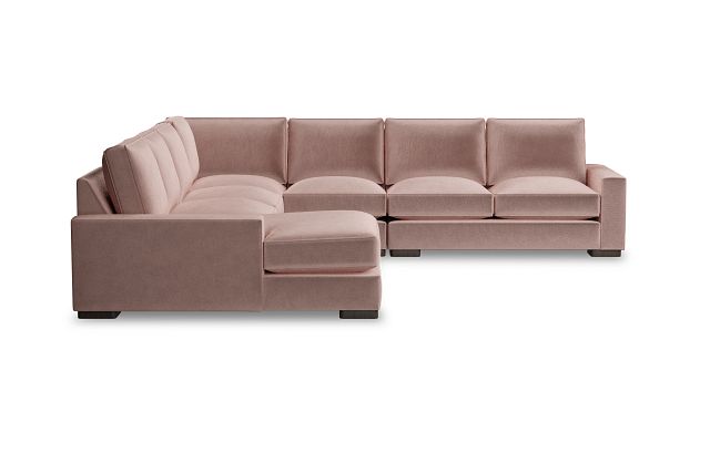 Edgewater Joya Light Pink Large Left Chaise Sectional