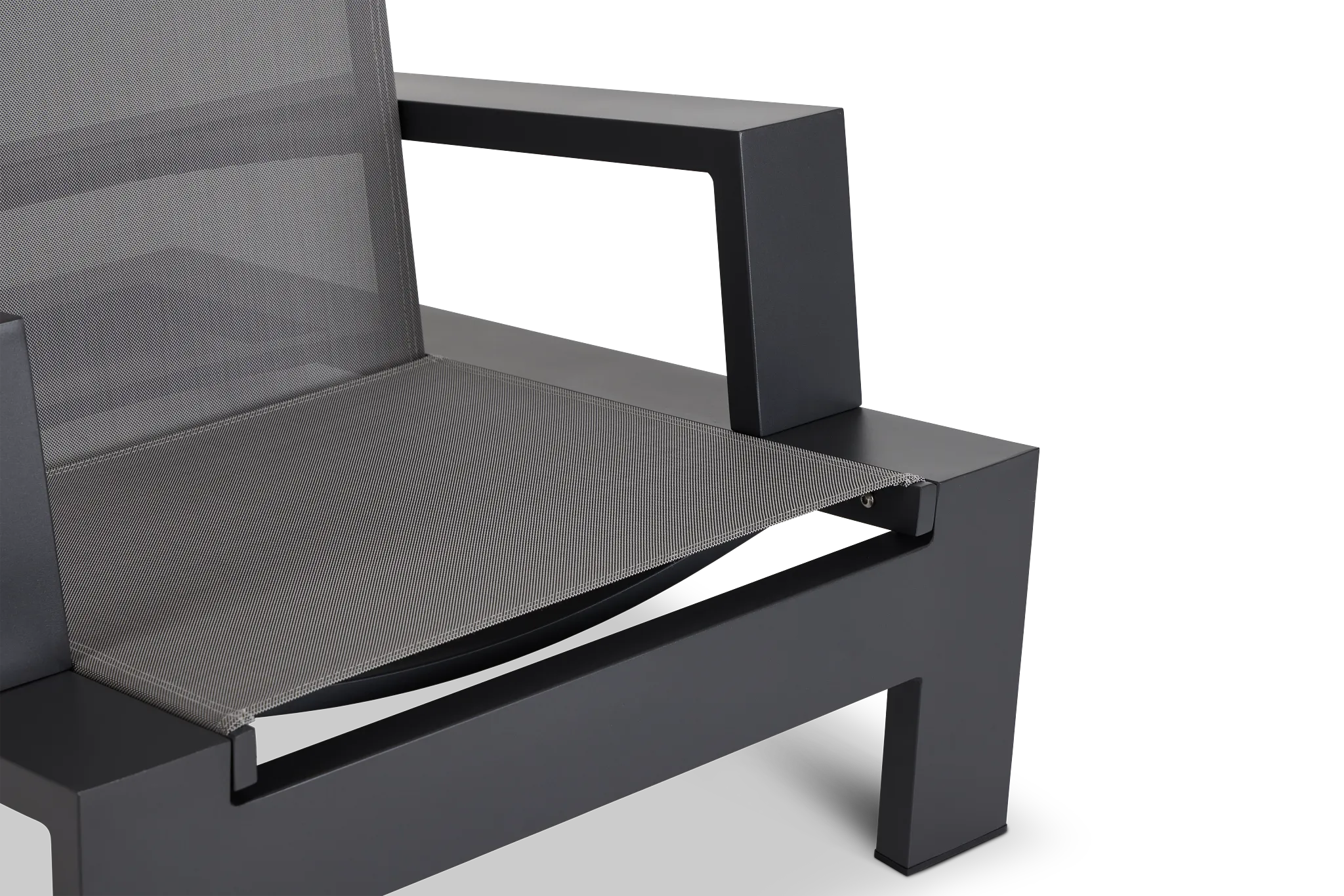 Linear Dark Gray Ledge Pool Chair