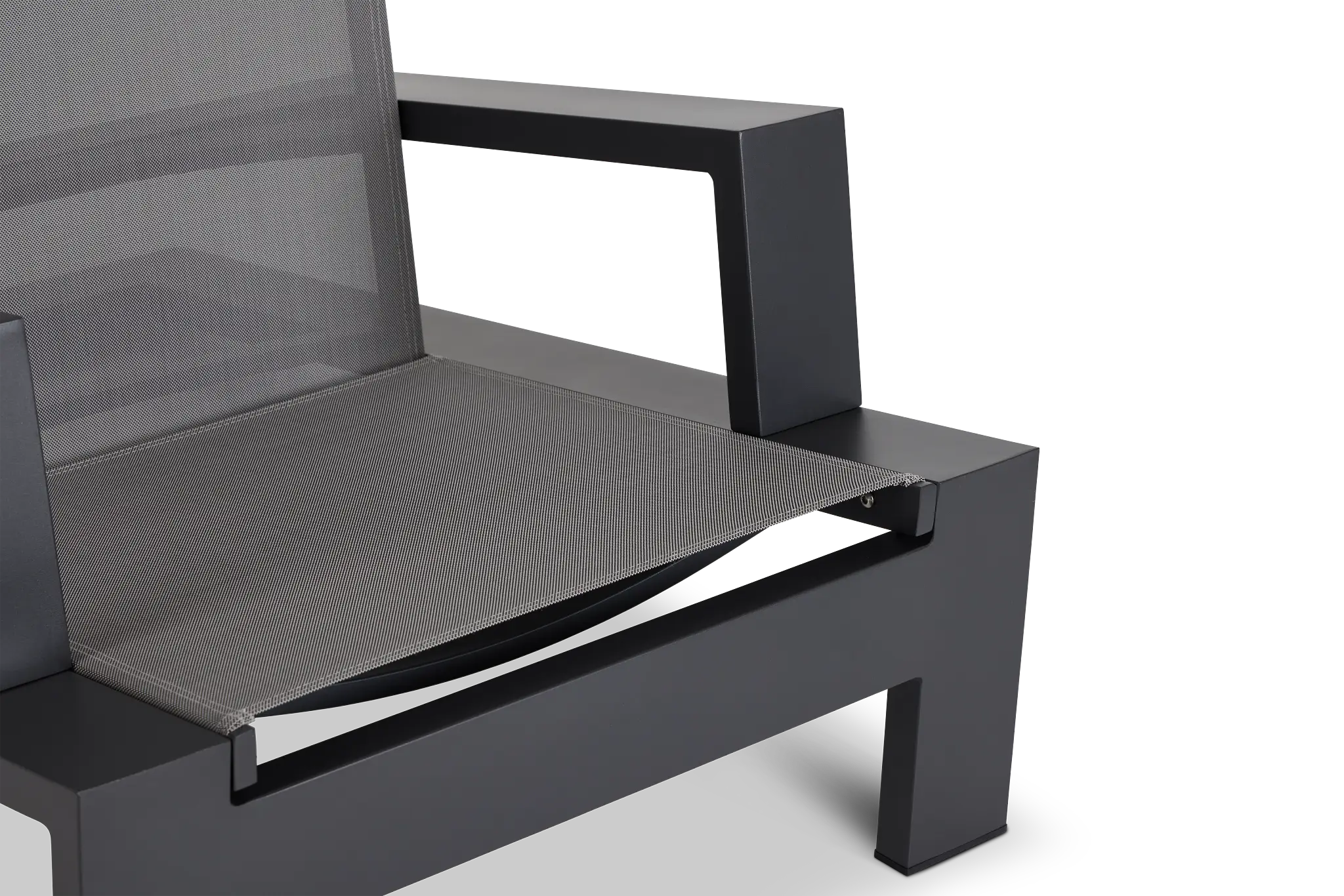 Linear Dark Gray Ledge Pool Chair Linear Dark Gray Ledge Pool Chair