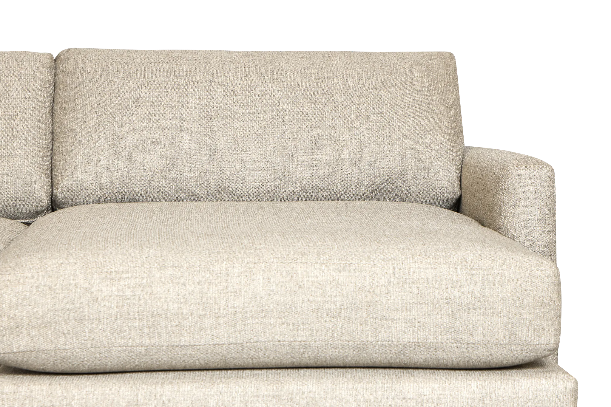 Maxwell Dark Gray Fabric Medium Right Chaise Sectional