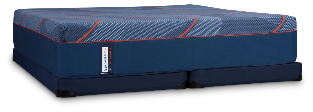 Posturepedic Elite Hybrid Brenham 2 Soft Low-profile Mattress Set