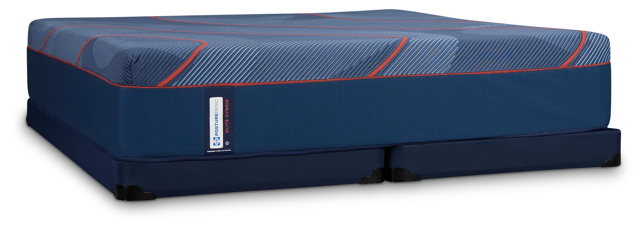 Posturepedic Elite Hybrid Brenham 2 Soft Low-profile Mattress Set