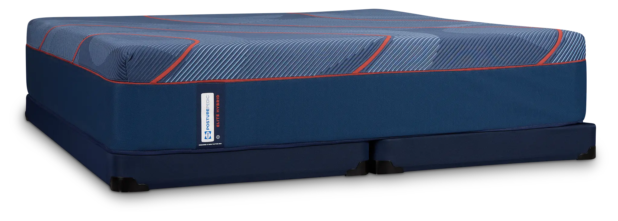 Posturepedic Elite Hybrid Brenham 2 Soft Low-profile Mattress Set Posturepedic Elite Hybrid Brenham 2 Soft Low-profile Mattress Set