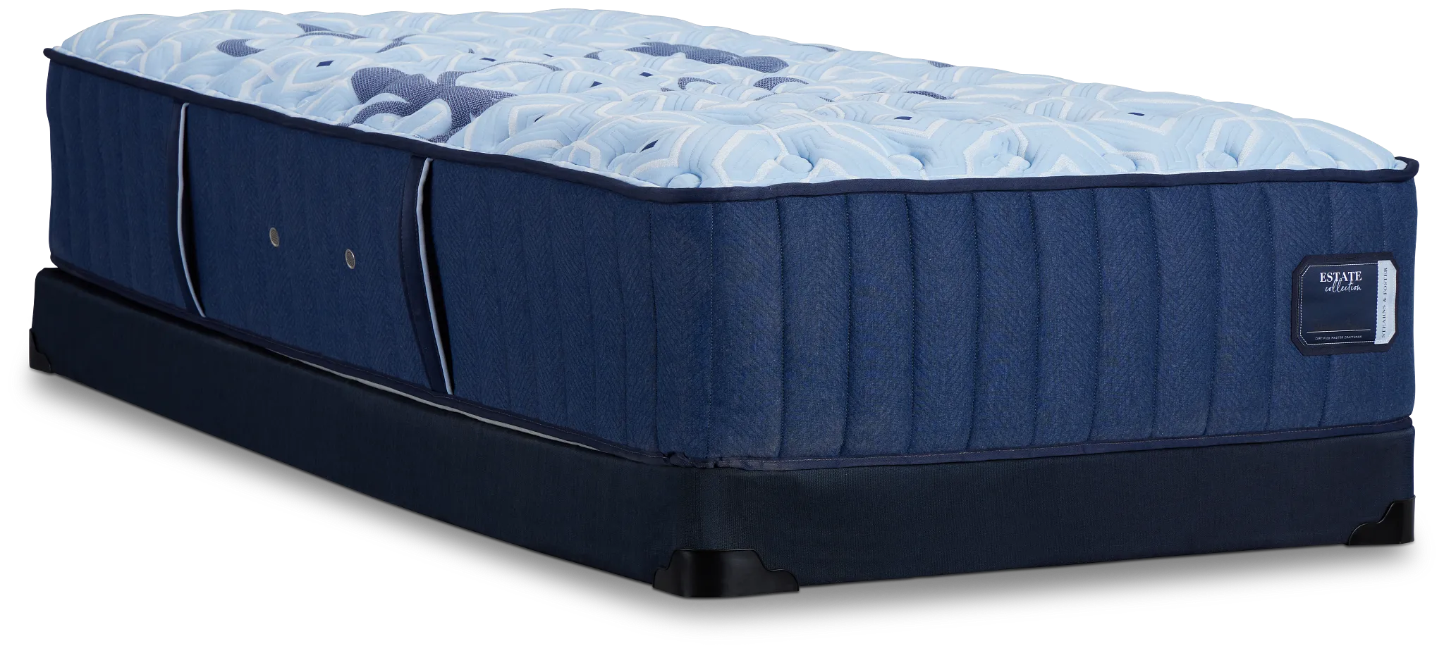 Stearns & Foster Estate Firm Low-profile Mattress Set