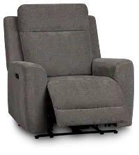 Dean Gray Fabric Power Recliner