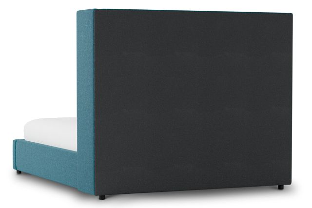 Captiva Elite Teal 60" Upholstered Shelter Bed