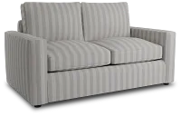 Siesta Sea Lane Light Gray Fabric Loveseat