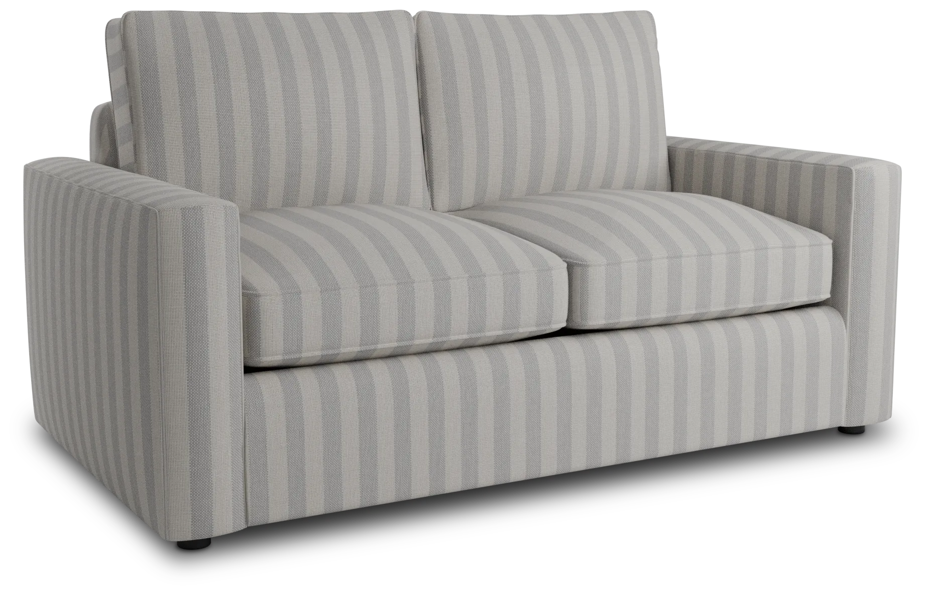 Siesta Sea Lane Light Gray Fabric Loveseat