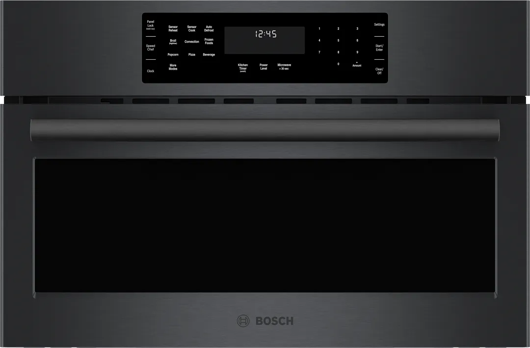 Bosch 800 Series Black 30" Built-in Microwave