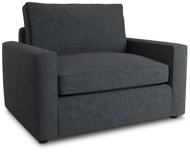 Siesta Elevation Gray Fabric Memory Foam Sleeper