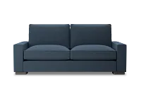 Edgewater Elite Blue 84" Sofa W/ 2 Cushions