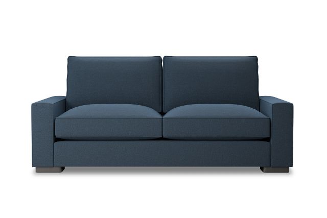 Edgewater Elite Blue 84" Sofa W/ 2 Cushions
