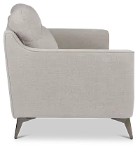 Talia Gray Fabric Loveseat