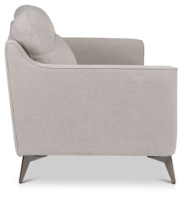 Talia Gray Fabric Loveseat