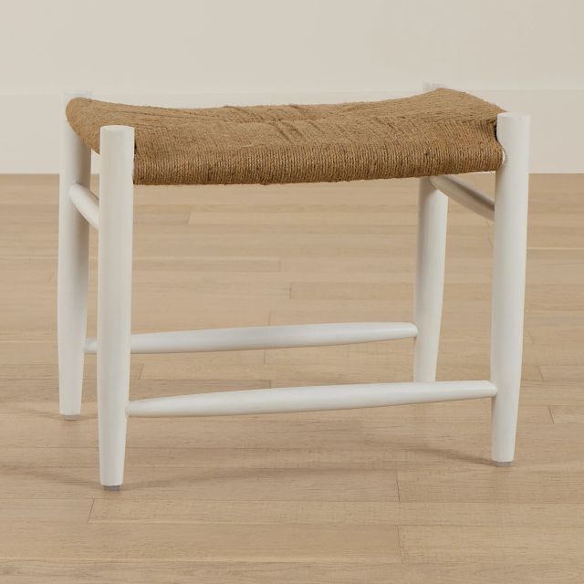 Auburn Woven Small Accent Stool