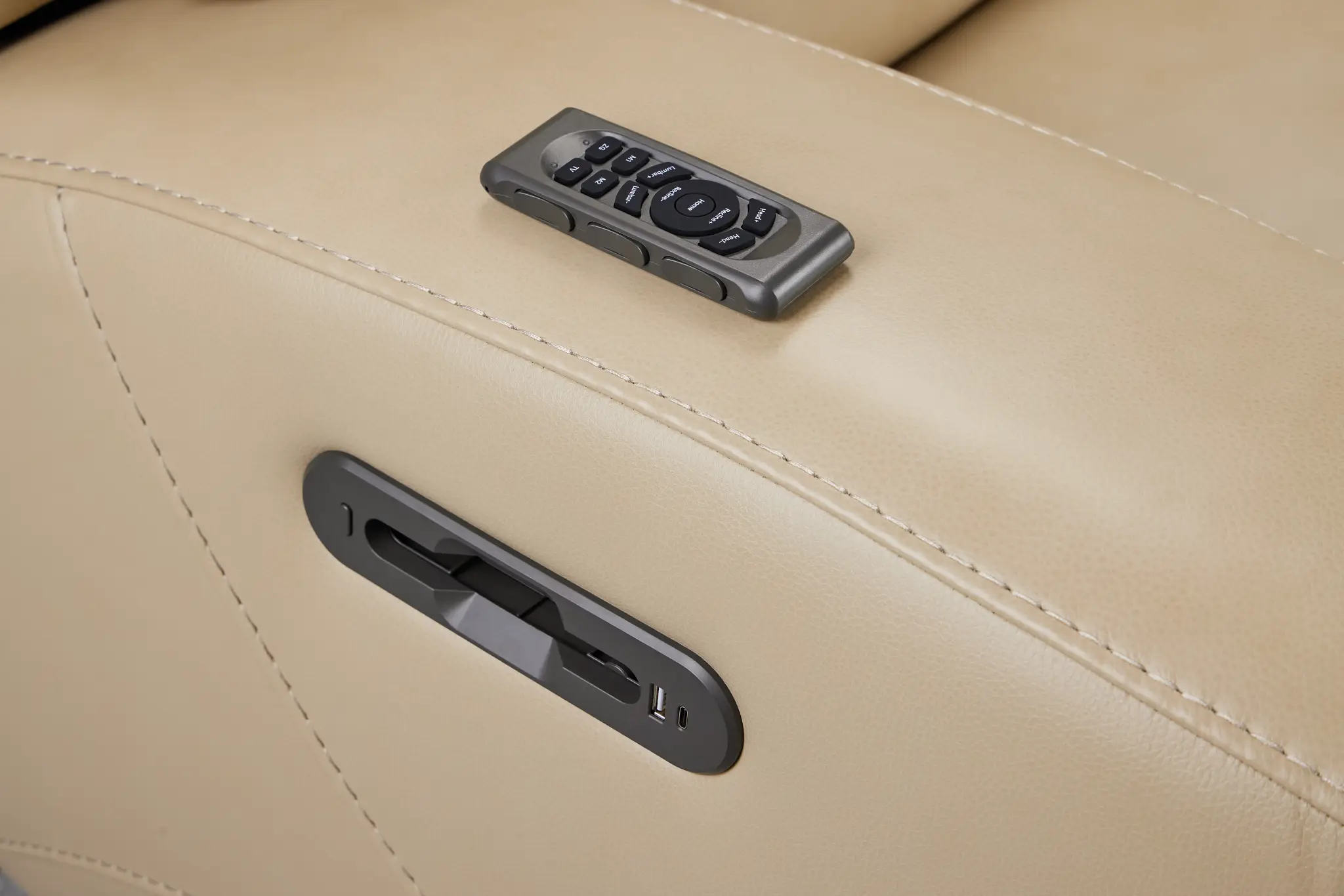 Casey Light Beige Lthr/vinyl Power Reclining Sofa Casey Light Beige Lthr/vinyl Power Reclining Sofa