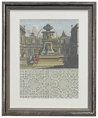 Courtyard Gray Framed Wall Art