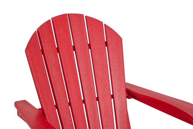 Cancun Red Adirondack Chair