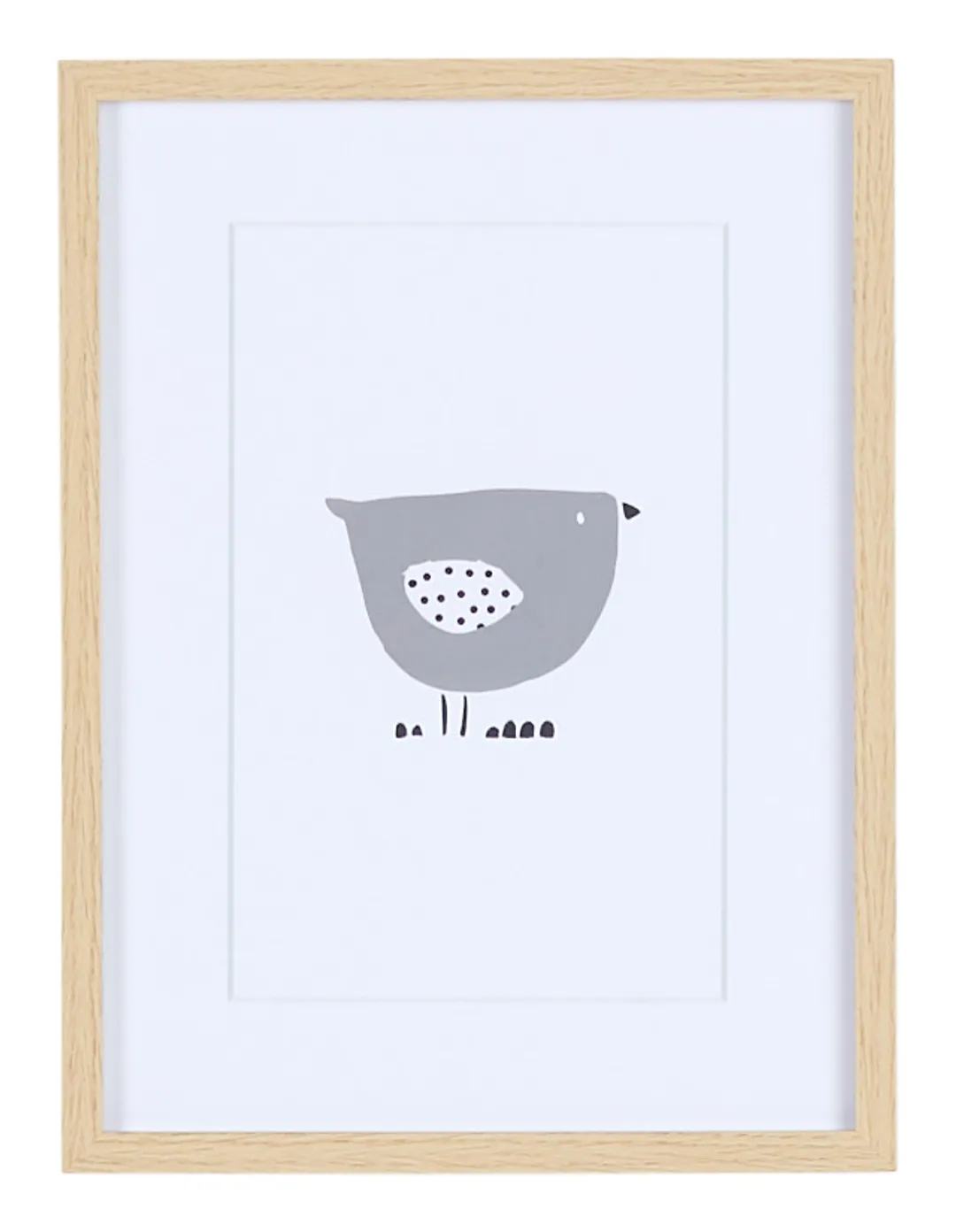 Finch Gray Framed Wall Art