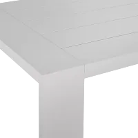 Linear White 87" Rectangular Table