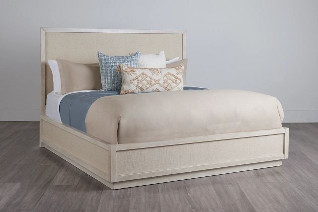 Marseilles Light Tone Panel Bed