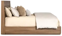 Capraia Dark Tone Panel Bed
