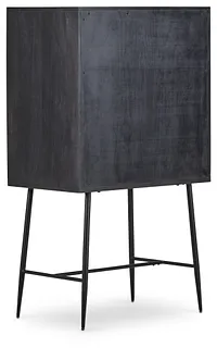 Lumi Dark Tone Wine Cabinet