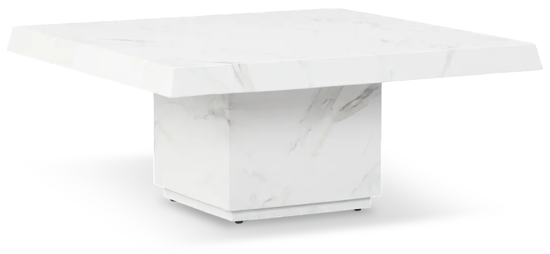 Vilano White Square Coffee Table Vilano White Square Coffee Table