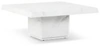 Vilano White Square Coffee Table