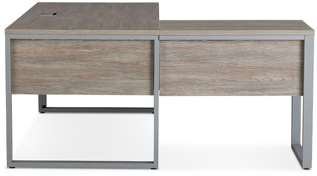 Clark Gray 32" Return Desk