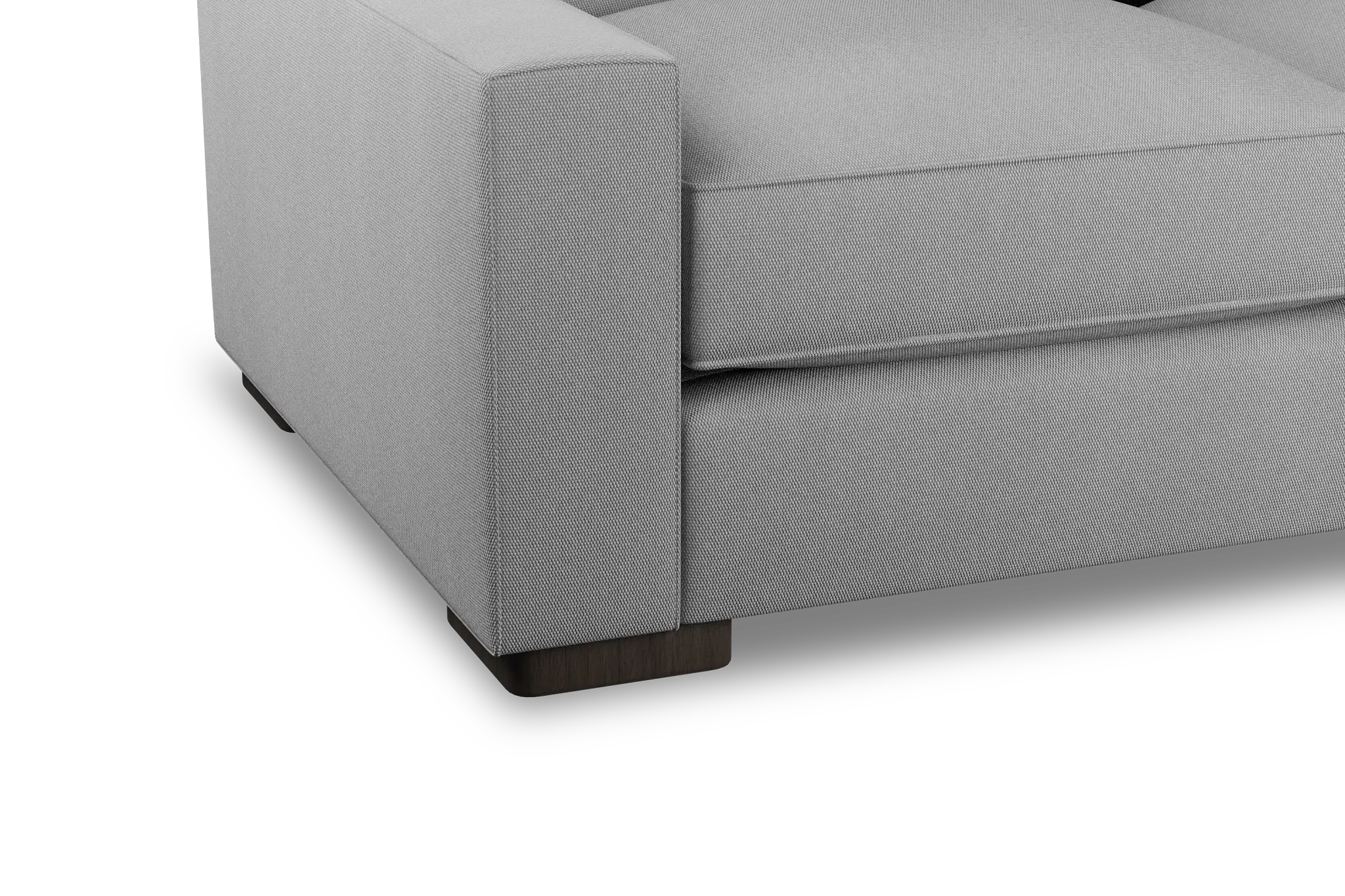 Edgewater Delray Light Gray Large Two-arm Sectional Edgewater Delray Light Gray Large Two-arm Sectional